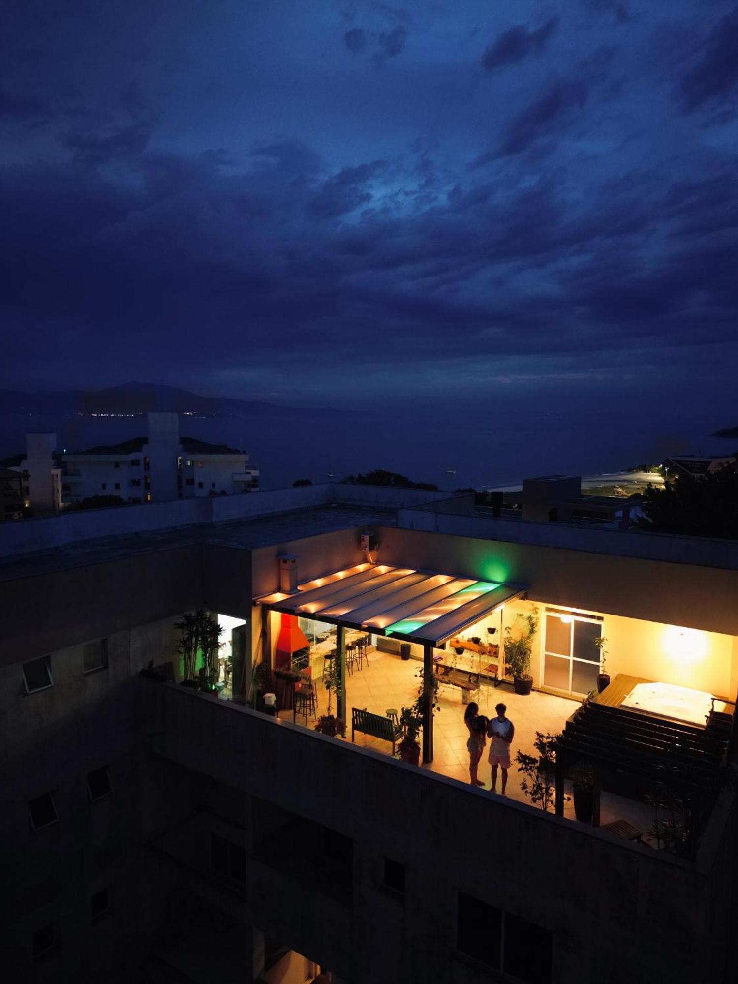 Appartement Jurere Cobertura 400M Do Mar Vista Linda à Florianópolis Extérieur photo